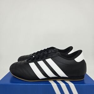 New Adidas Taekwondo Lace Big Kids 'Black White Gum' Shoes Size 6